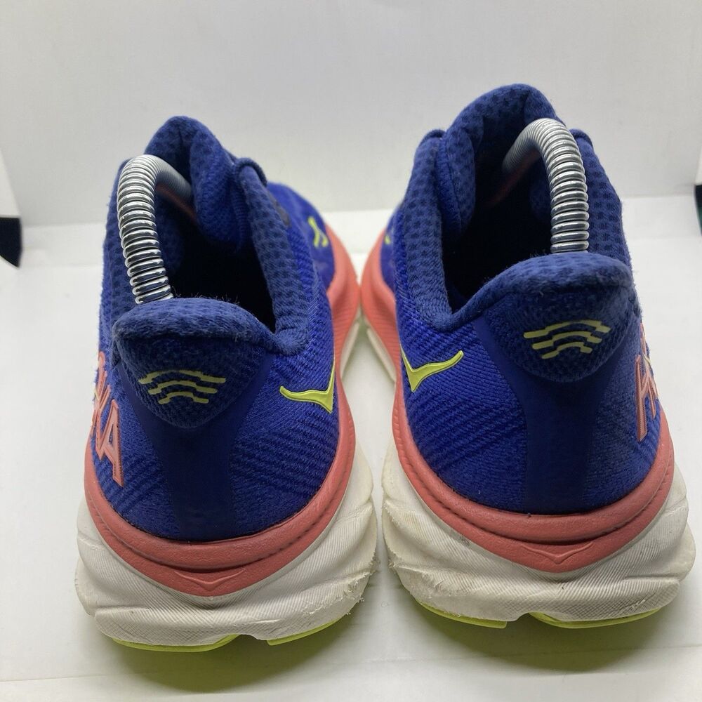 Hoka One One Women's Running Shoes in Royal Blue with Pink Accents - Picture 4 of 11